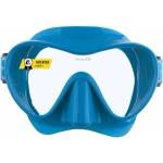 CRESSI Cressi Frameless diving mask F1 - Fog-free glass lens, diving goggles - Ergonomic silicone edge, snorkel mask - dry snorkel & snorkel set - turquoise - mask - ZDN281025