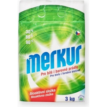 Merkur prací prostředek pro bílé i barevné prádlo 60 PD 3 kg