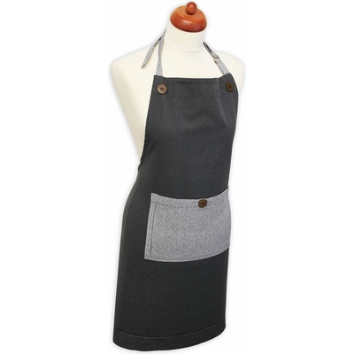 Arome Home Kuchyňská zástěra pánská tmavě a světle šedá