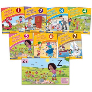 Finger Phonics Books 1-7: In Print Letters (American English Edition) | Sara Wernham, Jorge Santillan (ISBN: 9781844146666)