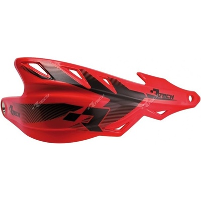 RACETECH (RTECH) kryty páček RAPTOR barva červená (s upevněním na řídítka 22,2mm i 28,6mm)