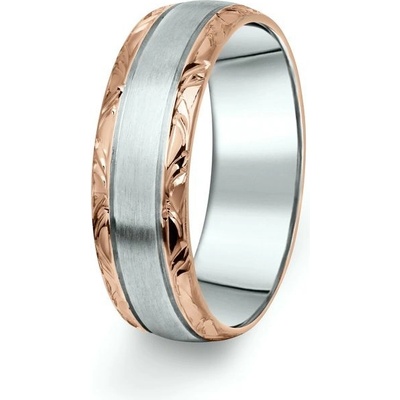 Danfil Prsten DF10 P bílé růžové bez kamene