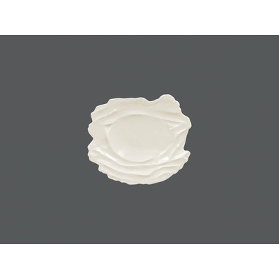 RAK Porcelain Talíř reliéfní mělký 20 x 27 cm bílá RAK-STEP20