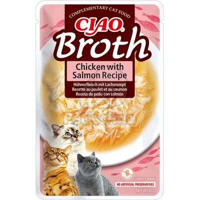 Inaba Foods Ciao Broth chicken with salmon recipe 40 g