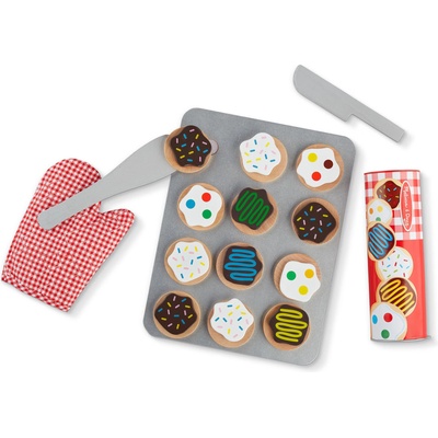 Melissa & Doug Дървен игрален комплект Melissa & Doug - Бисквитки, 29 части (6074870)