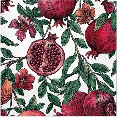 PAW ubrousky L Pomegranate 33x33cm