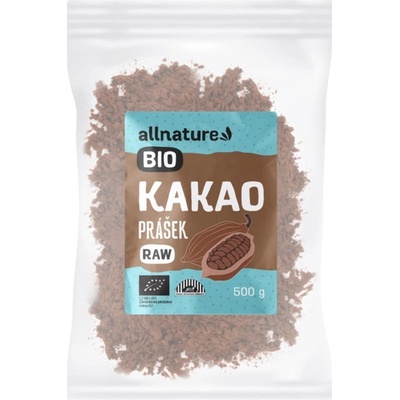 Allnature Kakaový prášok RAW kakaový prášok v BIO kvalite 500 g