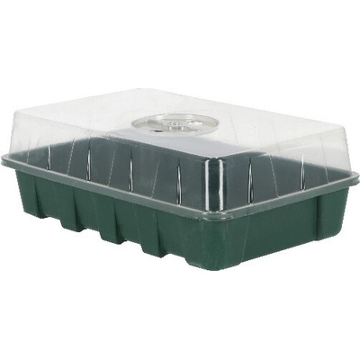 Skleník pro sazenice ECO, zelený 31x21x6cm, INDOOR|Esschert Design