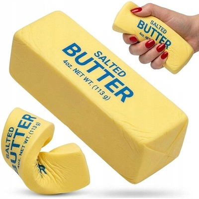 Squishy Butter antistresové máslo 13cm Antistresová stiskací hračka squishy butter délka 13cm – Hledejceny.cz