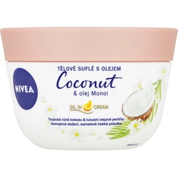 Nivea Coconut telové mlieko s olejom pre normálnu až suchú pokožku 200 ml