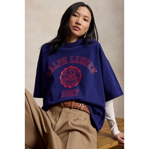 Ralph Lauren уголемена тениска дамска от памук (211B17791)