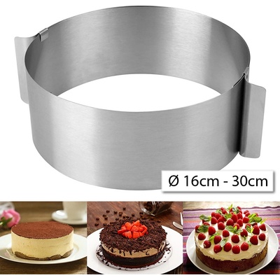 Bestime 8576 Tortová forma v tvare kruhu nastaviteľná 16-30cm