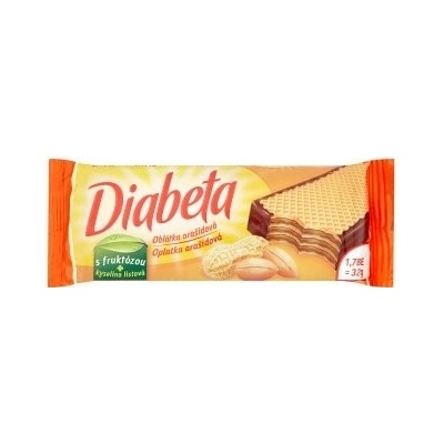 Diabeta Oplatka arašídová DIA 32 g