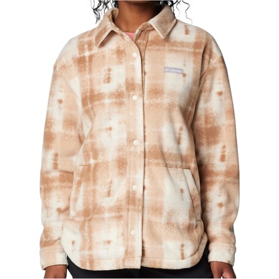 Columbia Дамско поларено яке Columbia Women's Benton Springs Shirt Jacket II Fleece jacket - Camel Brown / Omblur (105-5262-0414)