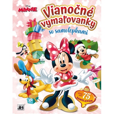 Vianočné vymaľovanky a samolepky Minnie