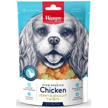 Wanpy Dog Chicken Jerky & Biscuit Twists 100 g