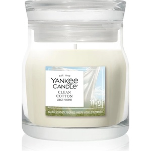 Yankee Candle Clean Cotton ароматна свещ Signature 110 гр