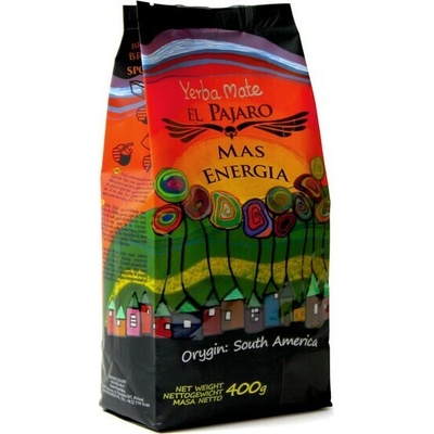 El Pajaro ORANŻADA Yerba Mate Mas Energia 400 g