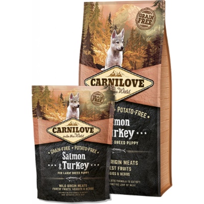 Carnilove Salmon & Turkey for Large Breed Puppy 4 kg