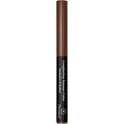 Dermacol Long-Lasting Intense Colour сенки за очи и очна линия 2 в 1 1.6 g нюанс 7