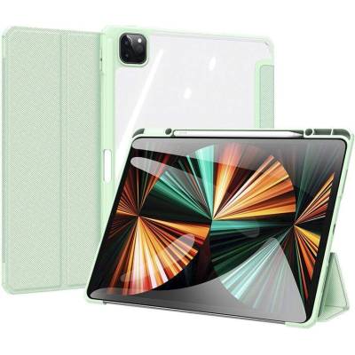 Dux Ducis Toby Tablet Case - хибриден удароустойчив кейс с отделение за Apple Pencil 2 за iPad Pro 12.9 M1 (2021) (зелен)