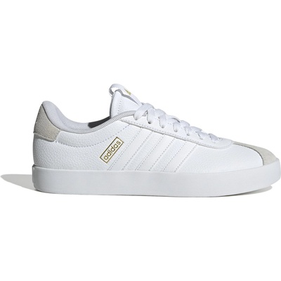 adidas Дамски обувки Adidas VL Court 3.0 Low Shoes Womens - Wht/Wht/Gold