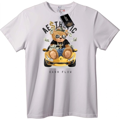 NOONEBRAND Тениска Богата мечка Паричен поток - 7XL, Black