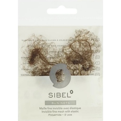 SIBEL Chignon ultra tenká sieťka na drdol s elastickým okrajom, blond 2 ks