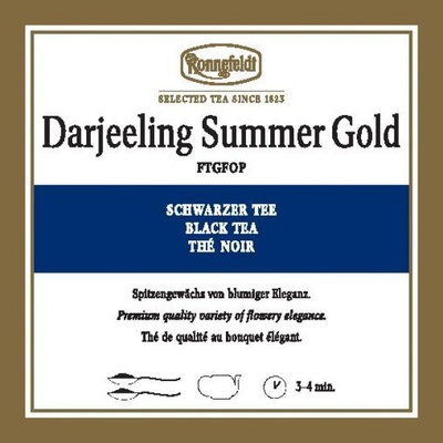 Ronnefeldt darjeeling summer gold sypaný čaj 250 g