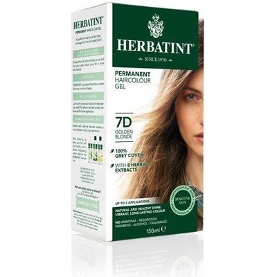 Herbatint Permanentní barva na vlasy 7D Zlatavá blond 150 ml