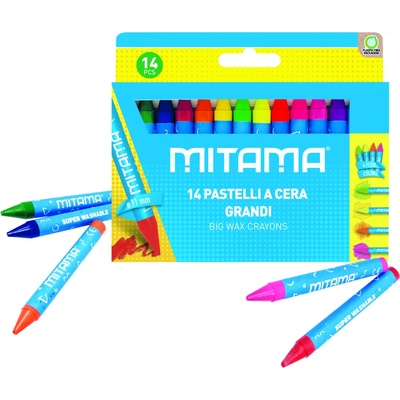 Mitama voskovky pratelné big 14 ks