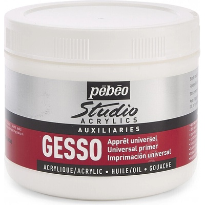 Pébéo Studio Gesso univerzální akrylový šeps 500 ml bílý – Sleviste.cz