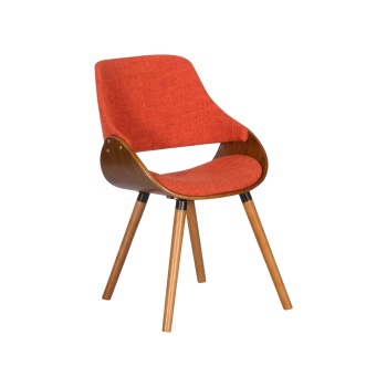 Carmen Трапезен стол Carmen 9973 - орех + оранжев