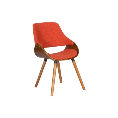 Carmen Трапезен стол Carmen 9973 - орех + оранжев