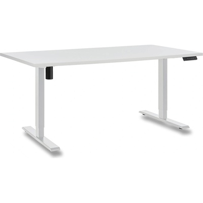 Antares Silent výškově nastavitelný stůl 138 x 80 cm matně bílý / bílý