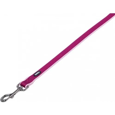 Nobby Повод classic preno nobby, найлон с неопренова подплата, малина/розов, ширина - 20-25 мм, дължина - 120 см, Германия - 80526-64