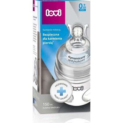 Lovi kojenecká láhev Medical transparentní 150ml