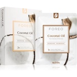 FOREO Farm to Face Sheet Mask Coconut Oil подхранваща платнена маска 3x20ml