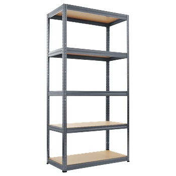 Image 1 of Carmen Метален стелаж Carmen Star (180x75x35cm) - Сив (3580505_2)