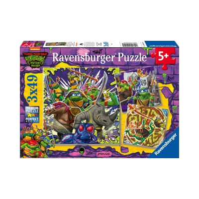 Ravensburger Ninja Turtles Ninja Turtles 3x49 dílků
