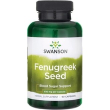 Swanson Pískavice Fenugreek Seed 610 mg 90 kapslí