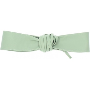 Dámsky kožený opasok na viazanie 839 mätový