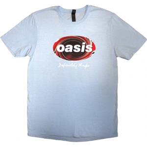 Oasis Definitely Maybe Union Jack Oval Light Blue L Риза (OASTS36MLB03)