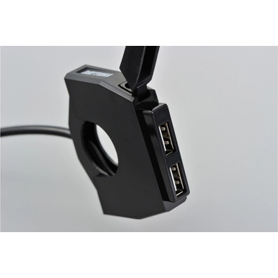 USB-A zásuvka tenká dvojitá, Daytona ACI M001-038