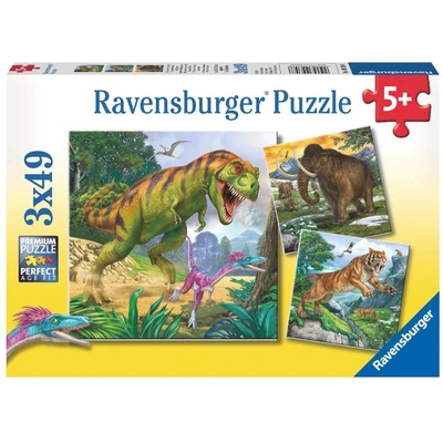 Ravensburger Puzzle Ravensburger Primeval Ruler 3x49pc (09358)