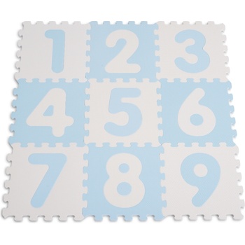 Sunta Мек пъзел килим Цифри син 1001b3(wh/be)ab (108819)