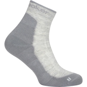 Icebreaker Дамски туристически чорапи Icebreaker Women's Merino Hike+ Light Mini Walking socks - Blizzard Heather / Alloy - размер 35-37 (EU) (201-9237-0611)
