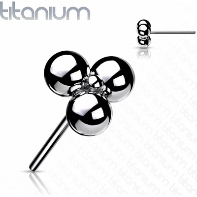 S4U Ozdoba k PUSH IN piercingu TITAN TIT1158-TI