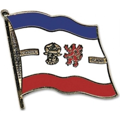 Odznak (pins) 20mm vlajka Meklenbursko-Predné Pomoransko - farebný