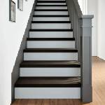 vidaXL Стълбищни стъпала, 16 бр, кафяво-черни, 80x30x2 см, дъб масив (3283056)